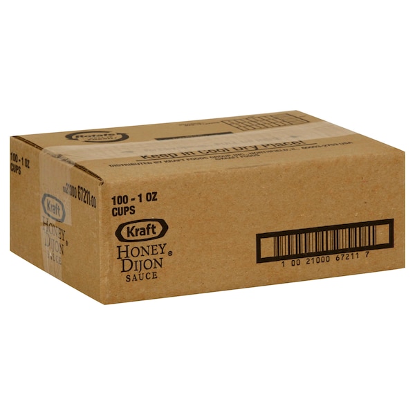 Kraft Kraft Honey Dijon Sauce 1 oz. Plastic Cup, PK100 - 10021000672117