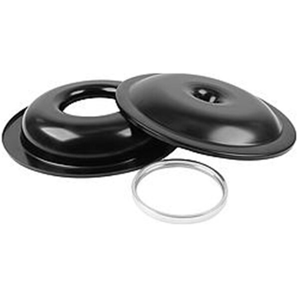 Allstar Performance 14 in. Lightweight Air Cleaner Kit No Element 0.5 in. Spacer; Black - ALL25901