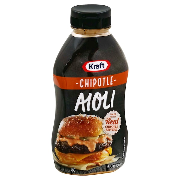Kraft Chipotle Aioli Mayonnaise 12 fl. oz., PK8 - 10021000064998