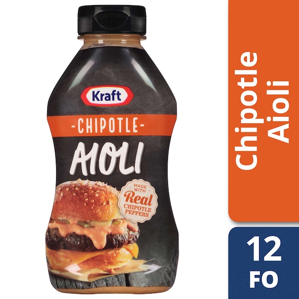 Kraft Chipotle Aioli Mayonnaise 12 fl. oz., PK8 - 10021000064998
