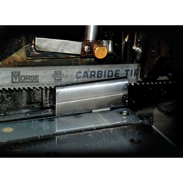 Morse Band Saw Blade, 14 ft. 6 in L, 1-1/4" W, 2/3 TPI, Carbide, 0.042" Thick - 14'6" ZCTHGP23