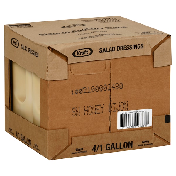 Kraft Kraft Sweet Honey Dijon Dressing 1 gal. Container, PK4 - 10021000024800