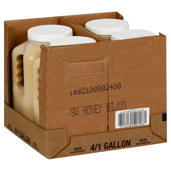 Kraft Kraft Sweet Honey Dijon Dressing 1 gal. Container, PK4 - 10021000024800