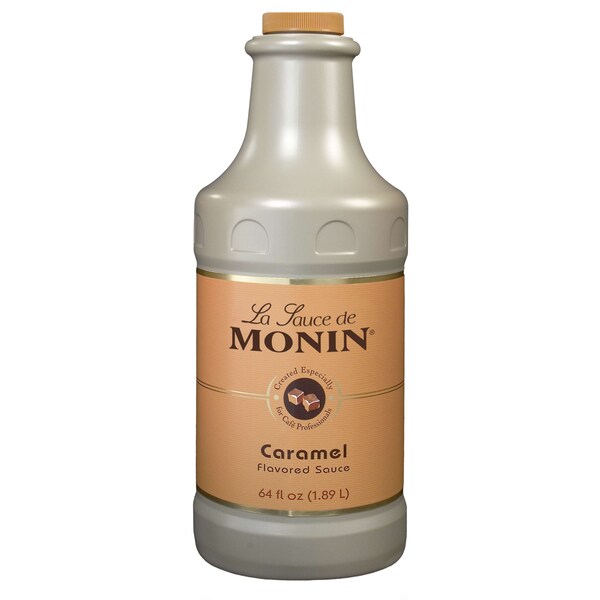 Monin Monin Caramel Sauce Kosher 64 oz. Bottle, PK4 - M-GC009FP