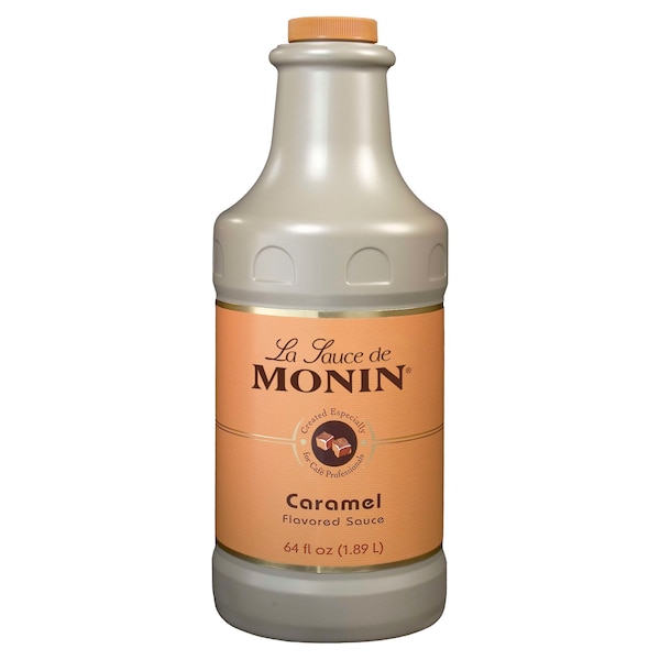 Monin Monin Caramel Sauce Kosher 64 oz. Bottle, PK4 - M-GC009FP