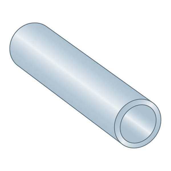 Spirol Round Spacer, #8 Screw Size, Zinc Plated Low Carbon Steel, 1/4 in Overall Lg - SP100-008-0250Z