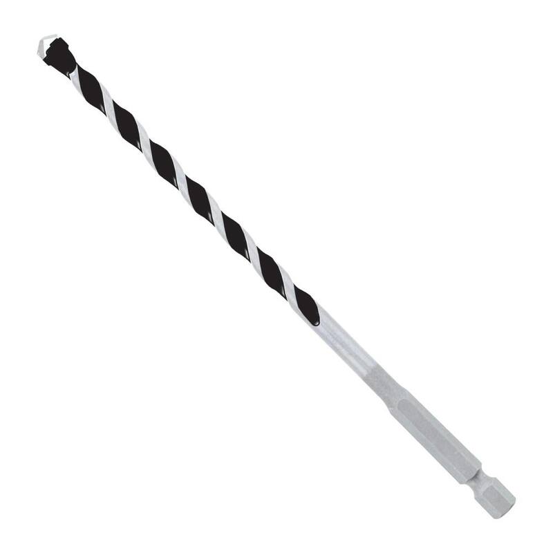 Broca para martillo con punta de carburo para materiales múltiples de 1/4 pulg. x 4 pulg. x 6 pulg. - DMAMM1050