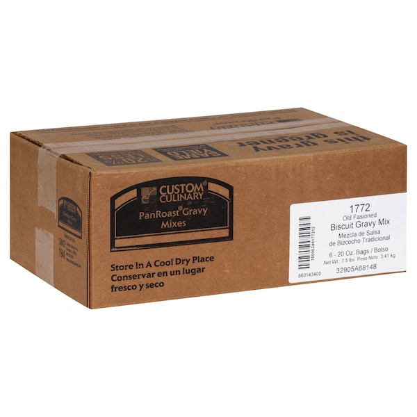 Panroast Mix Gravy Biscuit Old Fashioned Shelf Stable, PK6 - 17721GPAN