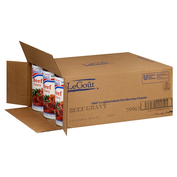 Legout Legout Sauces/Gravies Beef Heat & Serve Gravy 49 oz., PK12 - 3750059963