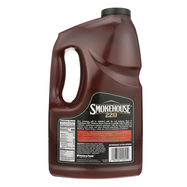 Smokehouse Barbecue Sauce Sweet & Spicy 1 gal., PK4 - 20777SMH