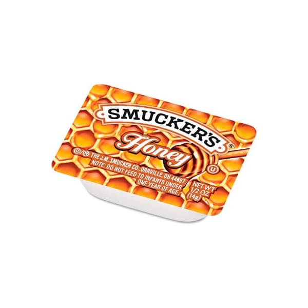 Smuckers Smucker's Honey, Single Serving Packs, 0.5 oz., 200/Carton - SMU763