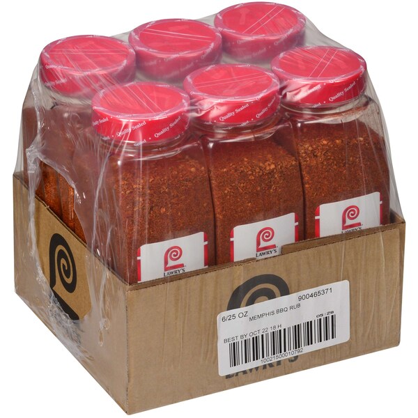Lawrys Lawry's Memphis Barbecue Rub 25 oz., PK6 - 900465371