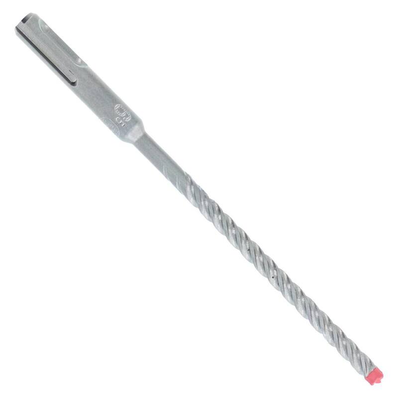 DIABLO 1/4 in. x 4 in. x 6 in. Varilla de refuerzo Demon SDS-Plus 4-Cutter con cabeza de carburo completo para taladro percutor - DMAPL4070