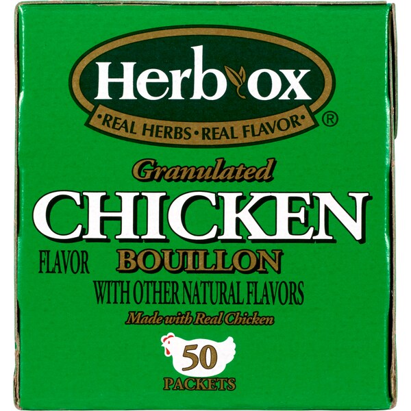 Herb Ox Herb Ox Instant Broth Chicken Flavor 4g Packet, PK300 - 34793