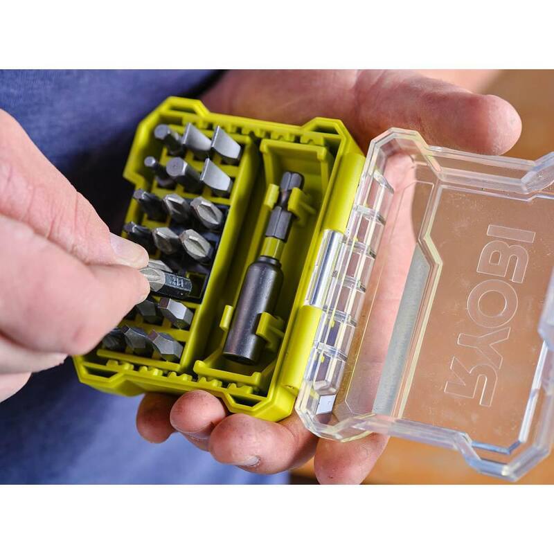 Puntas de Impacto con Grano de Diamante de 1 pulgada de RYOBI (22 piezas) - A962203