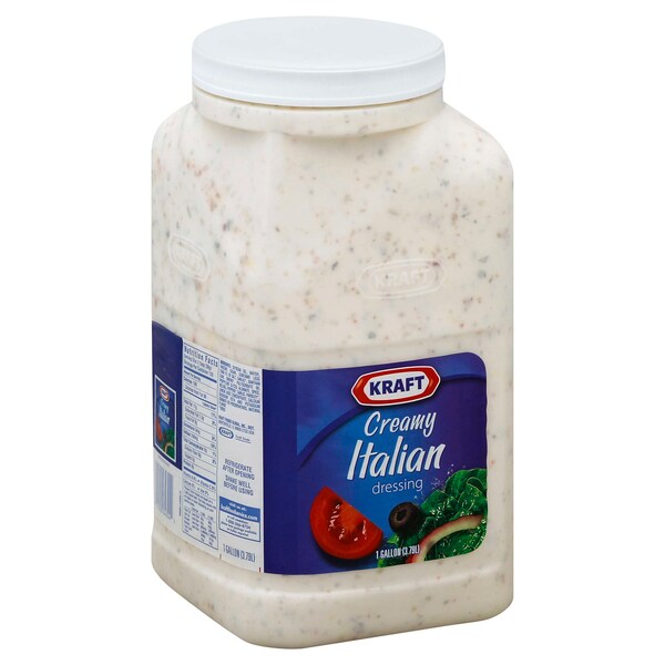 Kraft Kraft Creamy Italian Dressing 1 gal. Container, PK4 - 10021000643049