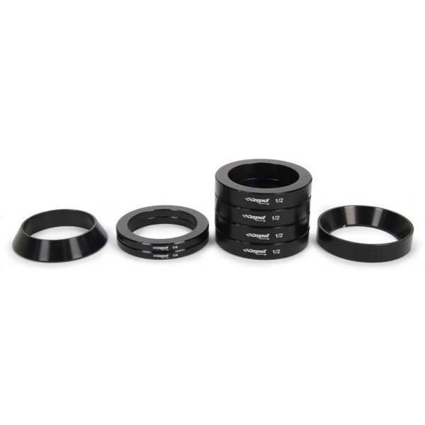 Backseat 0.25 x 0.5 in. Spacer Coned Axle Spacer Kit with 31 in. Spline Midget - BA1825343