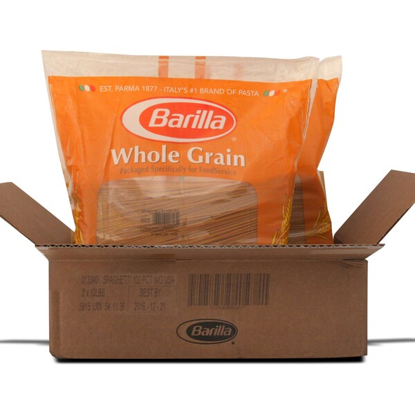 Barilla Barilla 100% Whole Grain Spaghetti Non-GMO 160 oz. Bag, PK2 - 1000013340