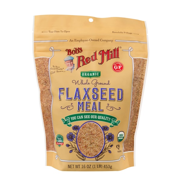 Bobs Red Mill Natural Foods Bob's Red Mill Organic Brown Flaxseed Meal 16 oz. Bag, PK4 - 6032S164