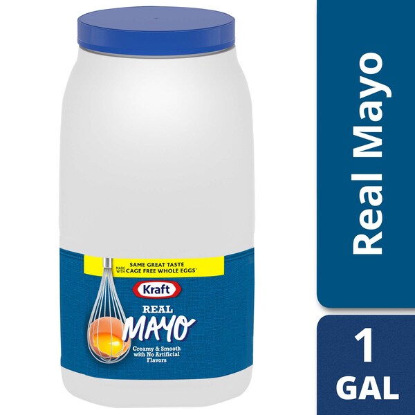 Kraft Kraft Real Mayonnaise 1 gal., PK4 - 10021000642196