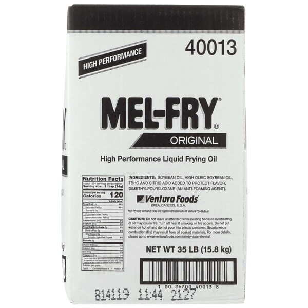 Mel-Fry Mel-Fry Original High Performance Liquid Frying Oil 35lbs - 40013MFY