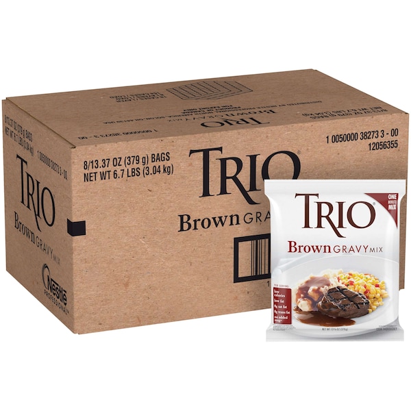 Trio Trio Brown Gravy 13.37 oz., PK8 - 10050000382733