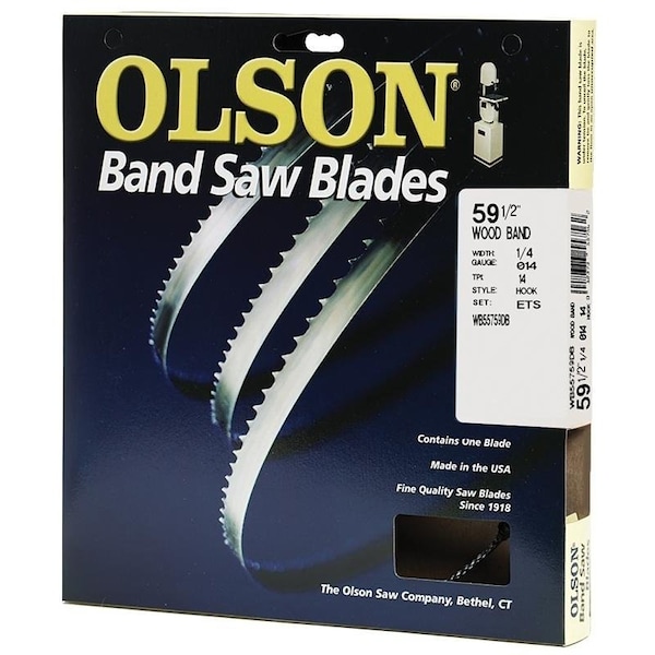 Olson Saw Blade, 14 in W, 5912 in L, 14 TPI - WB55759DB