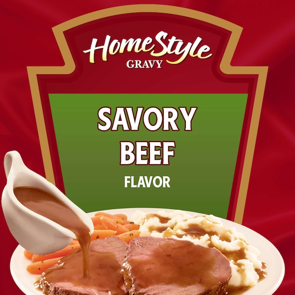 Heinz Heinz Homestyle Beef Gravy 12 oz. Jar, PK12 - 10013000798003