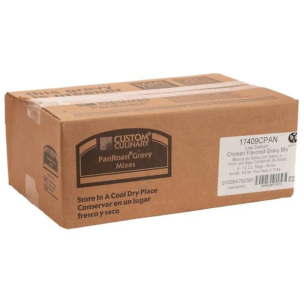 Panroast Mix Gravy Chicken Flavored Low Sodium Added Shelf Stable, PK8 - 17409CPAN
