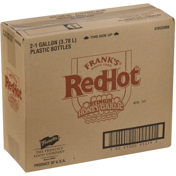 Franks Redhot Frank's Redhot Stingin' Honey Garlic 1 gal. Jug, PK2 - 95259