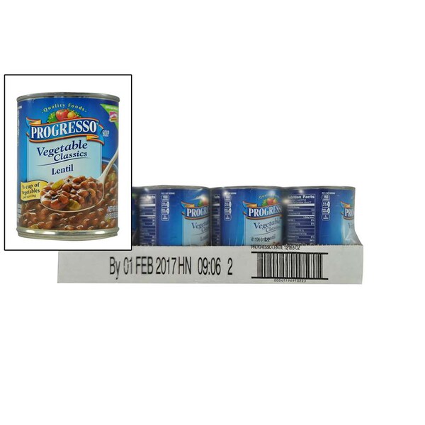 Progresso Progresso Soup Vegetable Lentil 19 oz., PK12 - 41196-91022