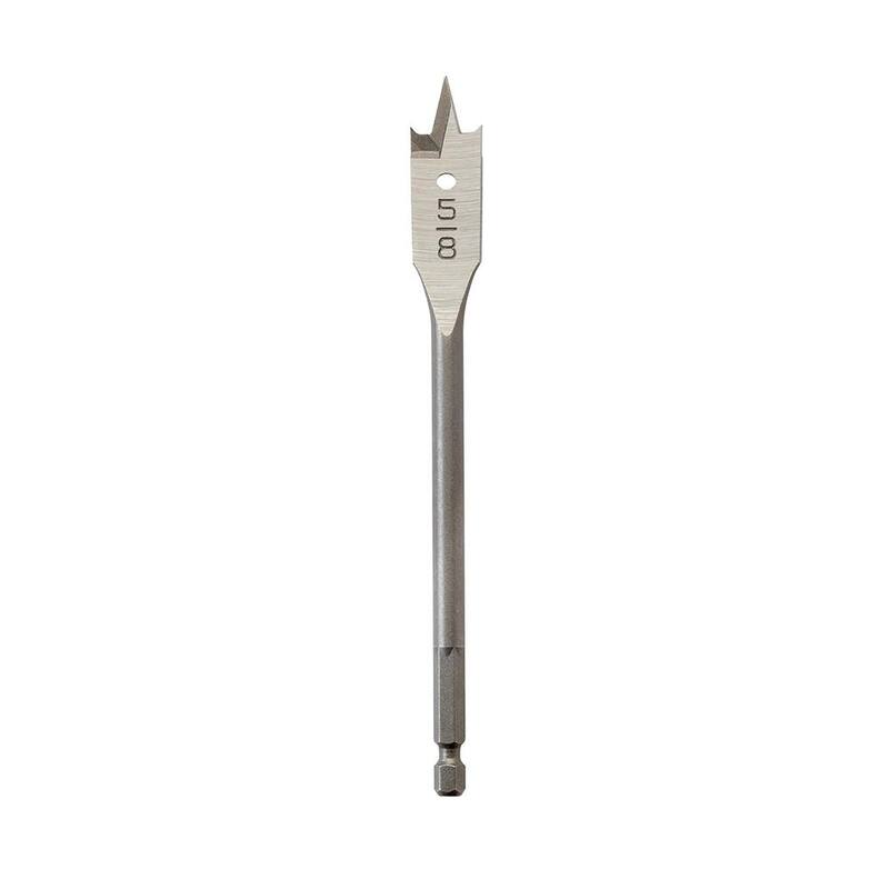 Conjunto de brocas de pala de alta velocidad para madera de Milwaukee con brocas de avellanado SPEED FEED para madera (17 piezas) - 48-27-1520-48-13-0400