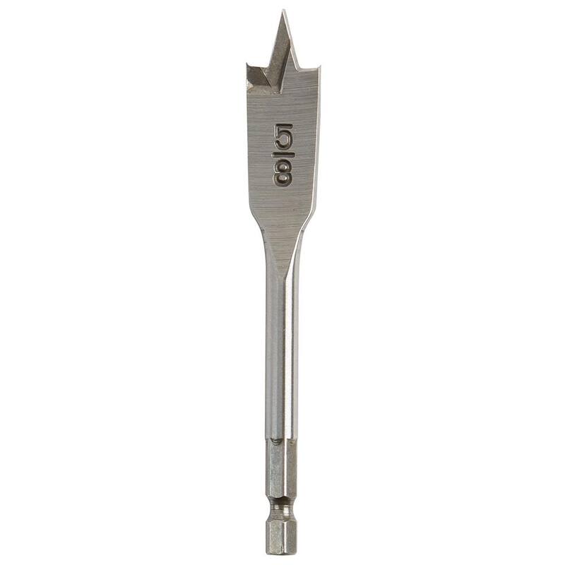 Conjunto de brocas de pala de alta velocidad para madera de Milwaukee con brocas de avellanado SPEED FEED para madera (17 piezas) - 48-27-1520-48-13-0400