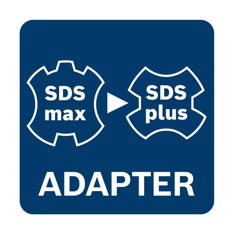 Adaptador Bosch SDS-Max a SDS-Plus para martillos rotopercutores - HA1030