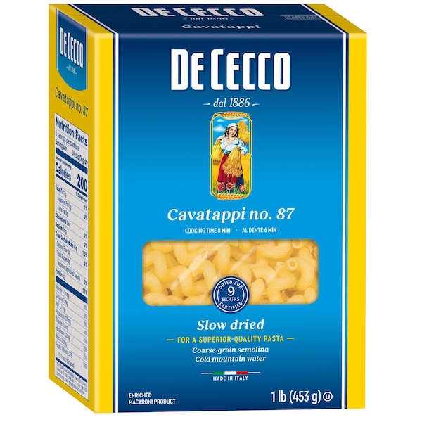 De Cecco De Cecco No. 87 Cavatappi 1lbs Box, PK12 - VSS0087