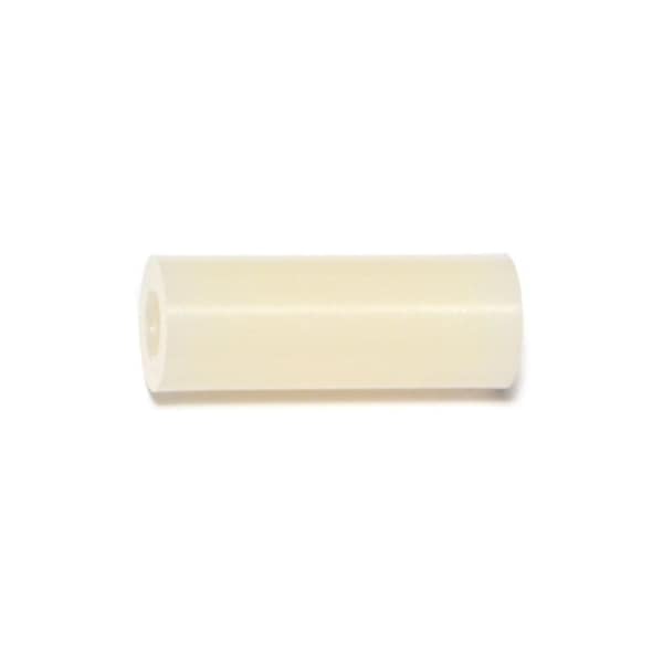 Midwest Fastener Round Spacer, #10 Screw Size, Nylon, 1 in Overall Lg, 12 PK - 77151