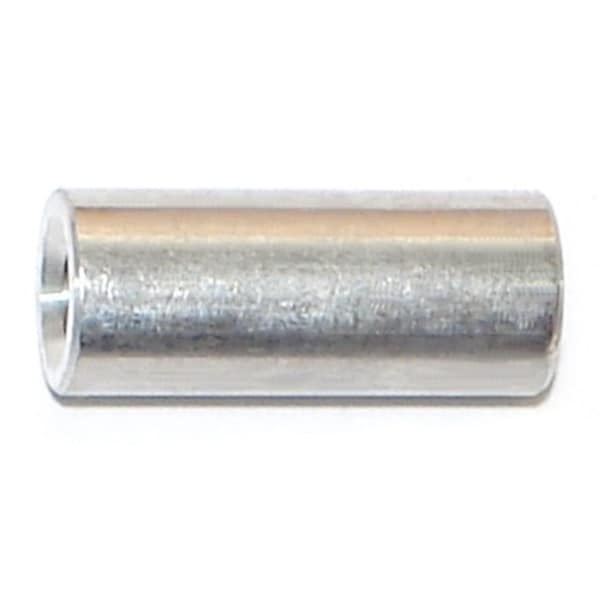Midwest Fastener Round Spacer, #10 Screw Size, Aluminum, 3/4 in Overall Lg, 8 PK - 76533