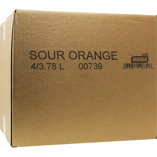 Badia Badia Orange Bitter Naranja Agria 128 fl. oz. Bottle, PK4 - 00739