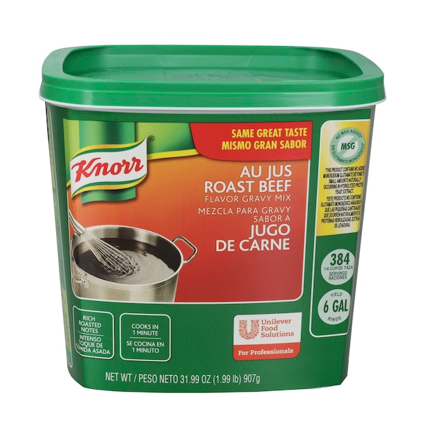 Knorr Knorr Au Jus Beef Sauce/Gravy Mix 1.99lbs Tub, PK4 - 84136726