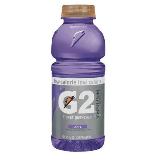 Gatorade G2, Low Calorie Sports Drink, 20 oz ready to drink, Grape, 24 Pack - 20406