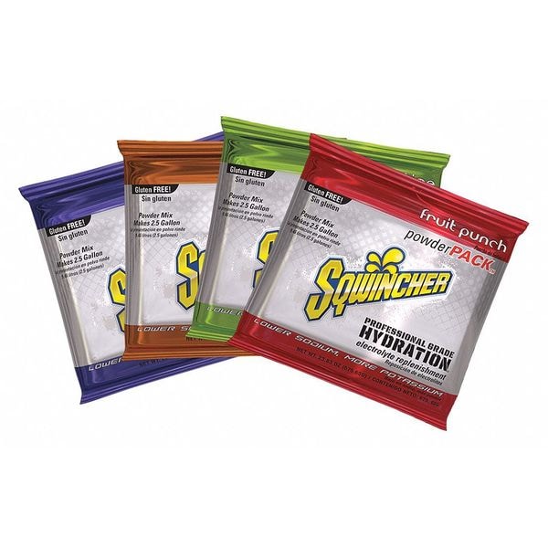 Sqwincher Sports Drink Mix Powder 2.5 gal., Assorted Flavors, PK32 - 159016044