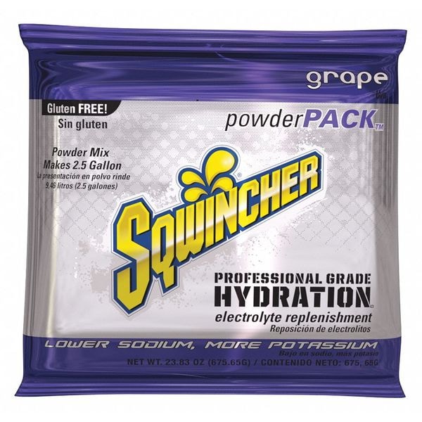 Sqwincher Sports Drink Mix Powder 23.83 oz., Grape - 159016046