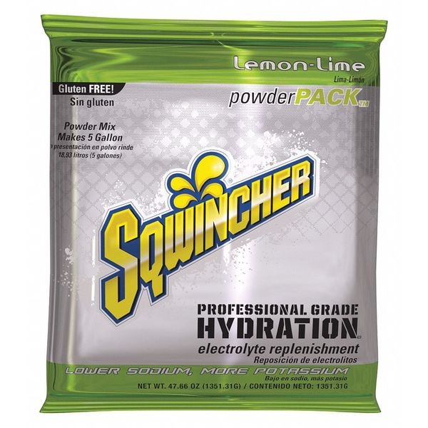 Sqwincher Sports Drink Mix Powder 47.66 oz., Lemon-Lime - 159016408