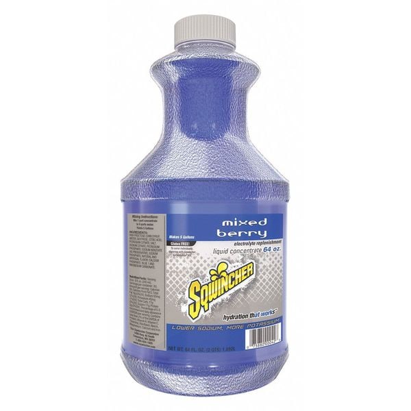 Sqwincher Sports Drink Liquid Concentrate 64 oz., Mixed Berry - 159030320