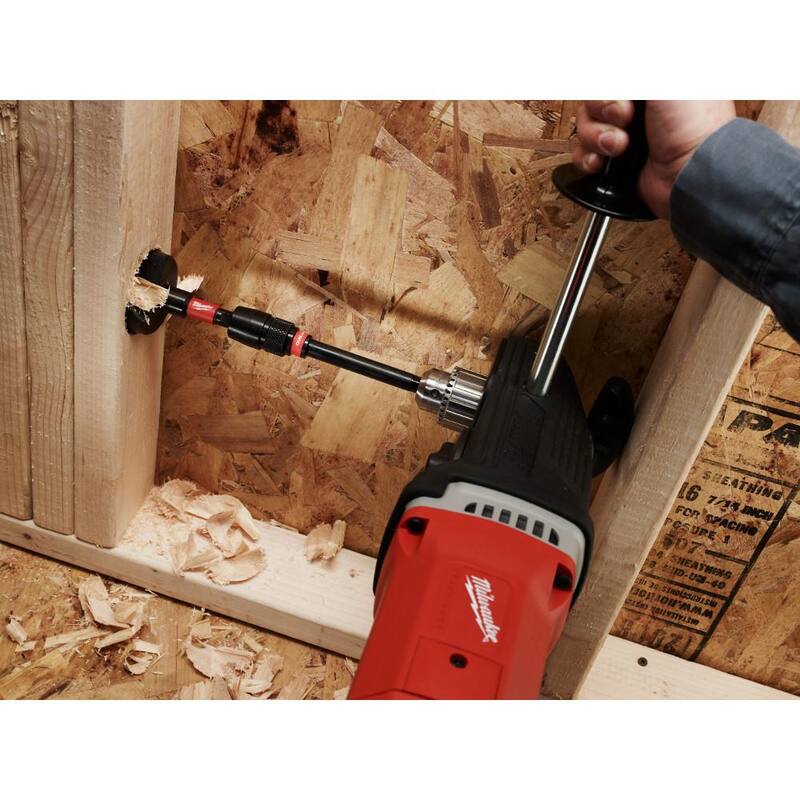 Juego de brocas de taladro de madera SPEED FEED de Milwaukee con Switch Blade Plumber's Kit (9 piezas) - 48-13-0400-49-22-5100