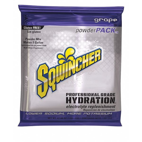 Sqwincher Sports Drink Mix Powder 47.66 oz., Grape - 159016406