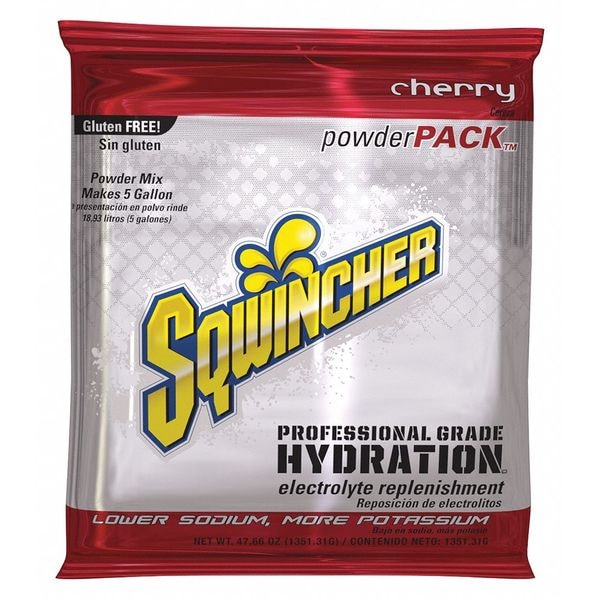 Sqwincher Sports Drink Mix Powder 47.66 oz., Cherry - 159016401