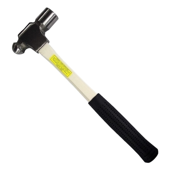 K-Tool International Ball Peen Hammer, Fibrglass Handle, 24 oz. - KTI-71725