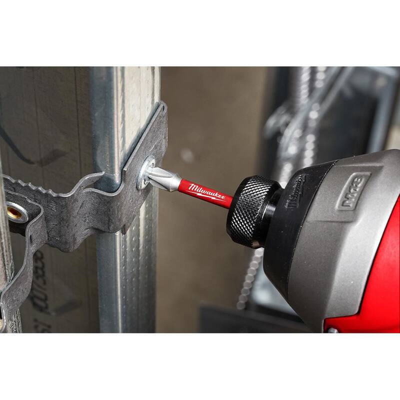 Juego de puntas de destornillador de aleación de acero para impacto SHOCKWAVE de Milwaukee (125 piezas) - 48-32-4094-48-32-4023