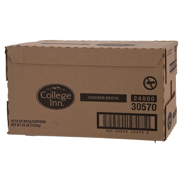 College Inn Chicken Broth College Inn 32 oz. Aseptic Cartons, PK12 - 2001515